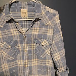 Vintage Plaid Button Down